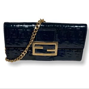 Authentic FENDI Zucca Wallet on Chain